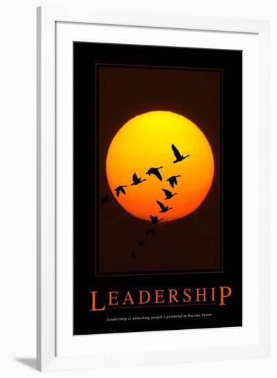 Leadership-null-Framed Art Print