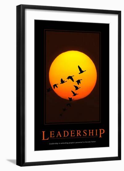 Leadership-null-Framed Art Print