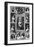 Leading Actresses of the 19th Century, 1890-W&d Downey-Framed Giclee Print