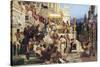 Leading Light of Christianity, Nero's Torches, 1882-Henryk Siemieradzki-Stretched Canvas