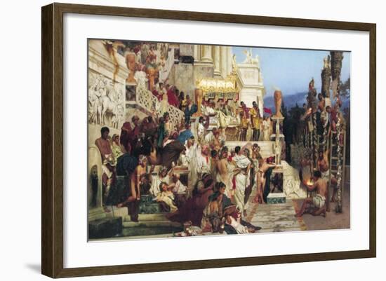 Leading Light of Christianity, Nero's Torches, 1882-Henryk Siemieradzki-Framed Giclee Print