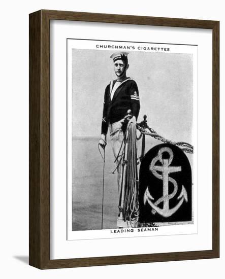 Leading Seaman, 1937-WA & AC Churchman-Framed Giclee Print