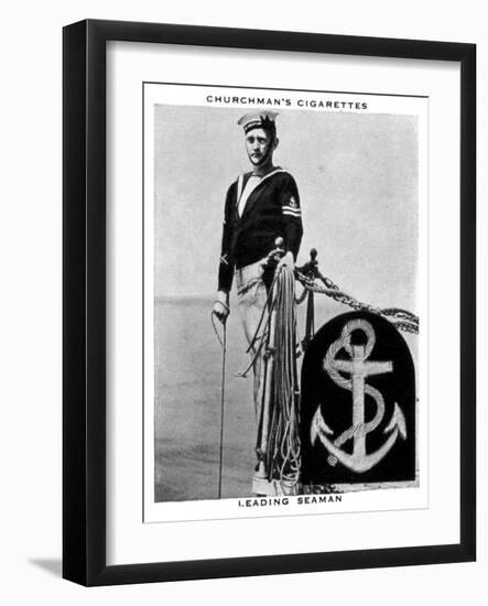 Leading Seaman, 1937-WA & AC Churchman-Framed Giclee Print
