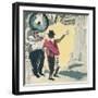 Leading the Criterion Jazz Band with Big Al-David Alan Redpath Michie-Framed Giclee Print