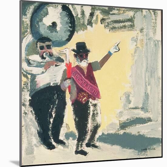 Leading the Criterion Jazz Band with Big Al-David Alan Redpath Michie-Mounted Giclee Print