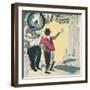 Leading the Criterion Jazz Band with Big Al-David Alan Redpath Michie-Framed Premium Giclee Print