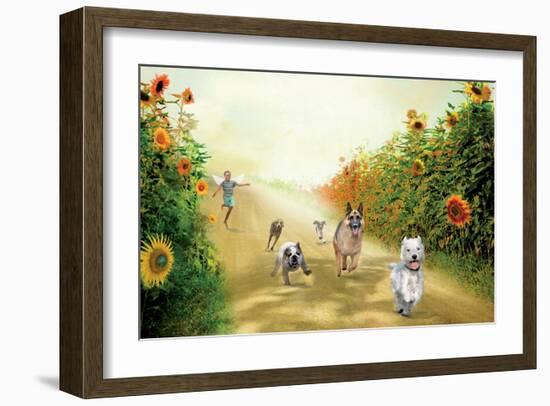 Leading The Pack-Nancy Tillman-Framed Premium Giclee Print