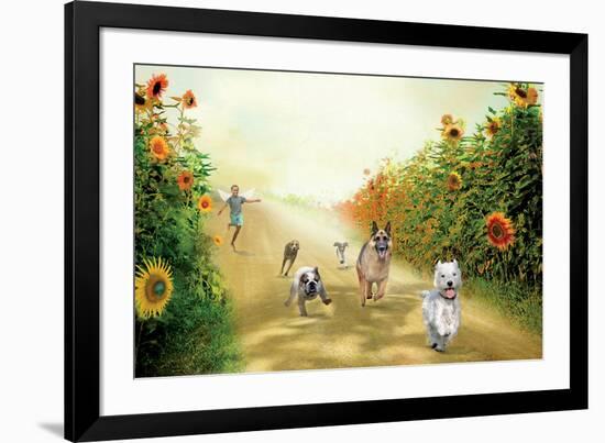 Leading The Pack-Nancy Tillman-Framed Art Print