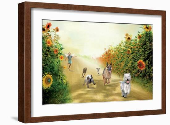 Leading The Pack-Nancy Tillman-Framed Art Print