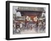 Leading to the Temple-Mortimer Ludington Menpes-Framed Giclee Print