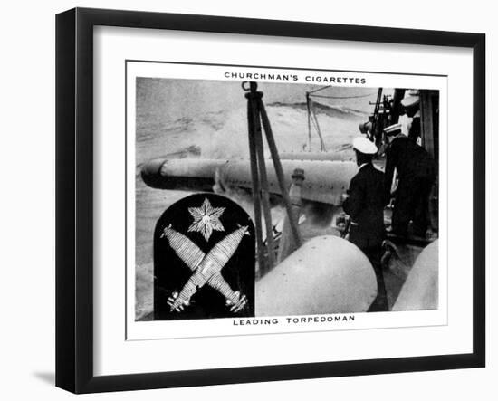 Leading Torpedoman, 1937-WA & AC Churchman-Framed Giclee Print