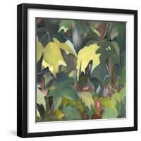 Leaf Array II-Sandra Iafrate-Framed Art Print