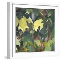 Leaf Array II-Sandra Iafrate-Framed Art Print