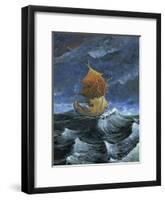 Leaf Boat-Jamin Still-Framed Giclee Print