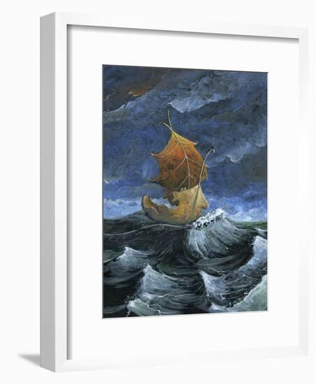 Leaf Boat-Jamin Still-Framed Giclee Print