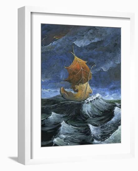 Leaf Boat-Jamin Still-Framed Giclee Print