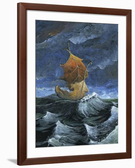 Leaf Boat-Jamin Still-Framed Giclee Print