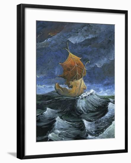 Leaf Boat-Jamin Still-Framed Giclee Print