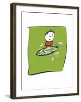 Leaf Boy-Carla Martell-Framed Giclee Print