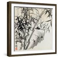 Leaf C, from 'tian Jingzhai Mozhu Ce', from Rugao, Jiangsu Province-Rang Tian-Framed Giclee Print