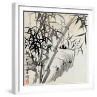 Leaf C, from 'tian Jingzhai Mozhu Ce', from Rugao, Jiangsu Province-Rang Tian-Framed Giclee Print