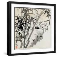 Leaf C, from 'tian Jingzhai Mozhu Ce', from Rugao, Jiangsu Province-Rang Tian-Framed Giclee Print