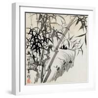 Leaf C, from 'tian Jingzhai Mozhu Ce', from Rugao, Jiangsu Province-Rang Tian-Framed Giclee Print