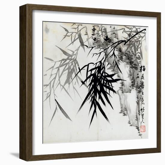 Leaf E, from 'tian Jingzhai Mozhu Ce', from Rugao, Jiangsu Province-Rang Tian-Framed Giclee Print