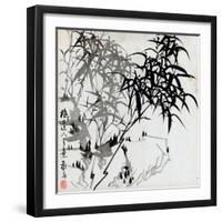 Leaf F, from 'tian Jingzhai Mozhu Ce', from Rugao, Jiangsu Province-Rang Tian-Framed Giclee Print