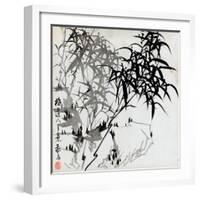 Leaf F, from 'tian Jingzhai Mozhu Ce', from Rugao, Jiangsu Province-Rang Tian-Framed Giclee Print