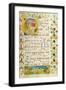 Leaf from Antiphonary for Elisabeth Von Gemmingen, C. 1504-null-Framed Giclee Print