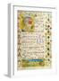 Leaf from Antiphonary for Elisabeth Von Gemmingen, C. 1504-null-Framed Giclee Print