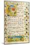 Leaf from Antiphonary for Elisabeth Von Gemmingen, C. 1504-null-Mounted Giclee Print