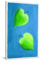 Leaf Hearts, 2003-Julie Nicholls-Stretched Canvas