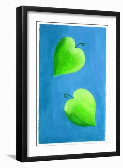 Leaf Hearts, 2003-Julie Nicholls-Framed Giclee Print
