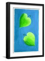 Leaf Hearts, 2003-Julie Nicholls-Framed Giclee Print