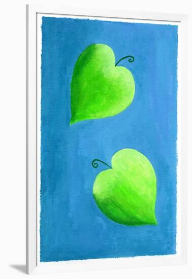 Leaf Hearts, 2003-Julie Nicholls-Framed Giclee Print