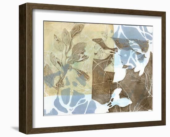 Leaf Inclusion II-Jennifer Goldberger-Framed Art Print
