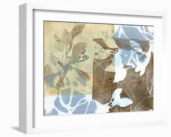 Leaf Inclusion II-Jennifer Goldberger-Framed Art Print