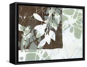 Leaf Inclusion III-Jennifer Goldberger-Framed Stretched Canvas