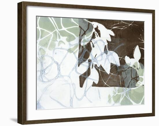 Leaf Inclusion IV-Jennifer Goldberger-Framed Art Print
