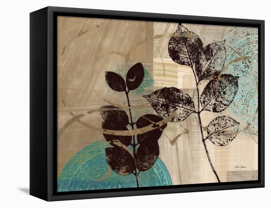 Leaf Kaleidescope 2-Matina Theodosiou-Framed Stretched Canvas