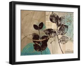 Leaf Kaleidescope 2-Matina Theodosiou-Framed Art Print