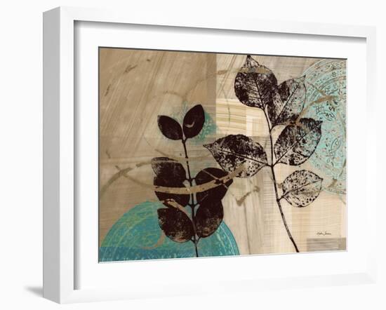 Leaf Kaleidescope 2-Matina Theodosiou-Framed Art Print