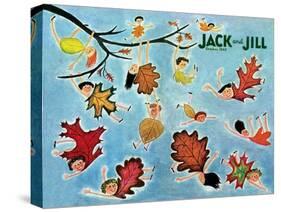 Leaf Kids - Jack and Jill, October 1945-Stella May DaCosta-Stretched Canvas