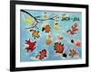 Leaf Kids - Jack and Jill, October 1945-Stella May DaCosta-Framed Giclee Print