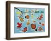 Leaf Kids - Jack and Jill, October 1945-Stella May DaCosta-Framed Giclee Print