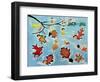 Leaf Kids - Jack and Jill, October 1945-Stella May DaCosta-Framed Giclee Print