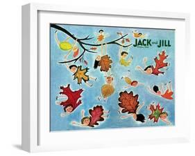 Leaf Kids - Jack and Jill, October 1945-Stella May DaCosta-Framed Giclee Print