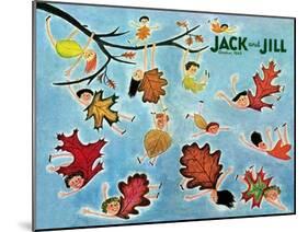 Leaf Kids - Jack and Jill, October 1945-Stella May DaCosta-Mounted Giclee Print